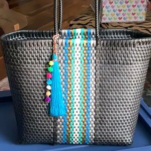 Maria Victoria Woven Tote Bag